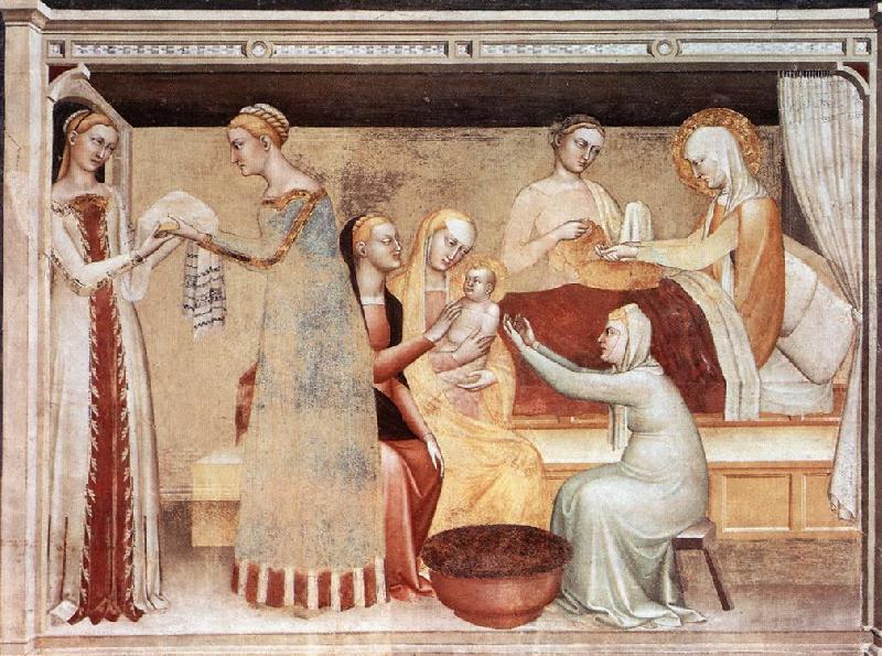 GIOVANNI DA MILANO The Birth of the Virgin sg china oil painting image